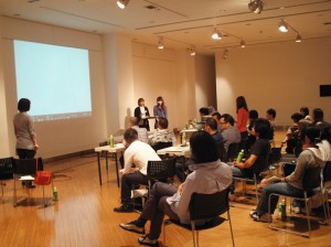 プレゼン風景（内容はナイショ♡）