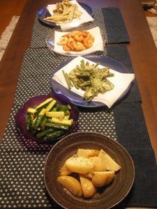 昨日は天ぷら〜〜